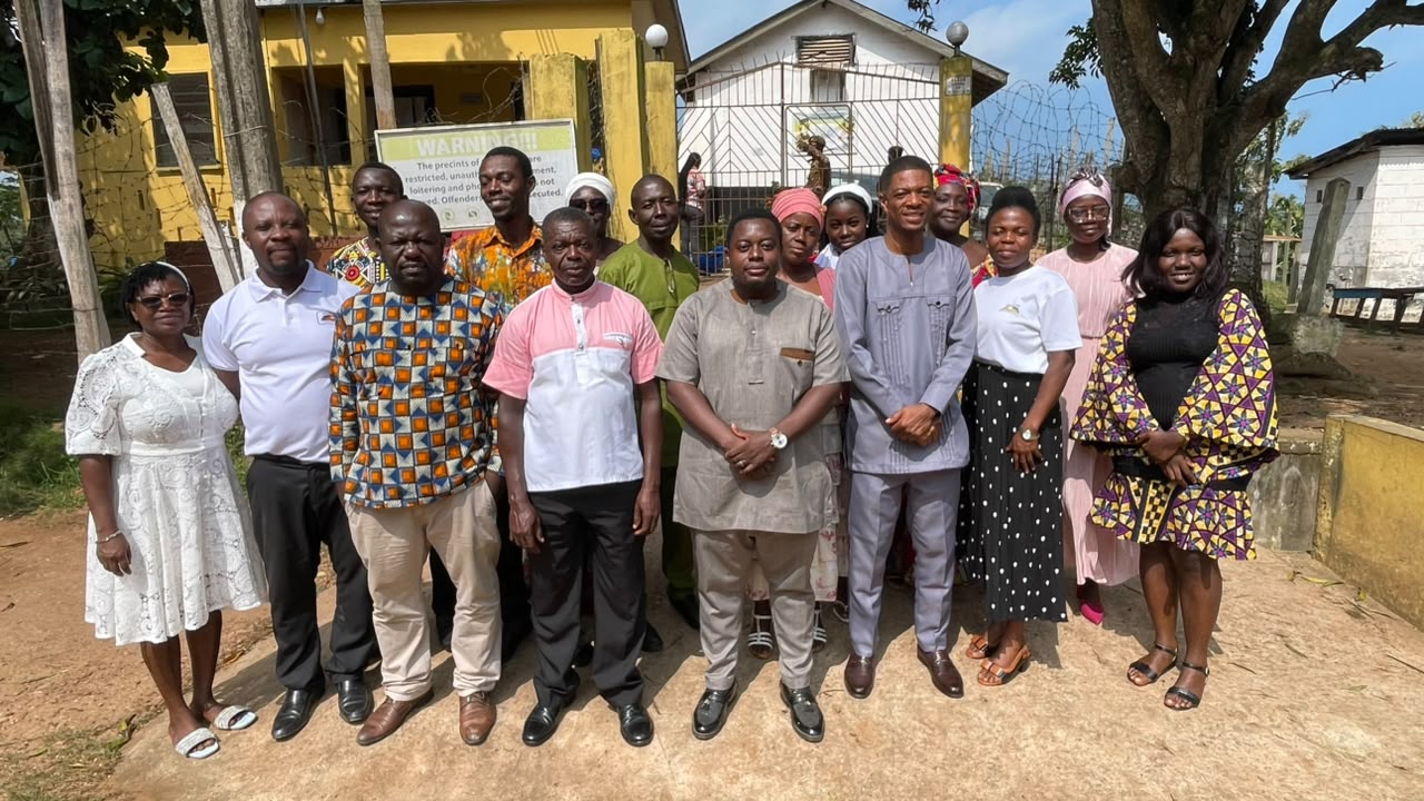 The outreach team at the correctional facility